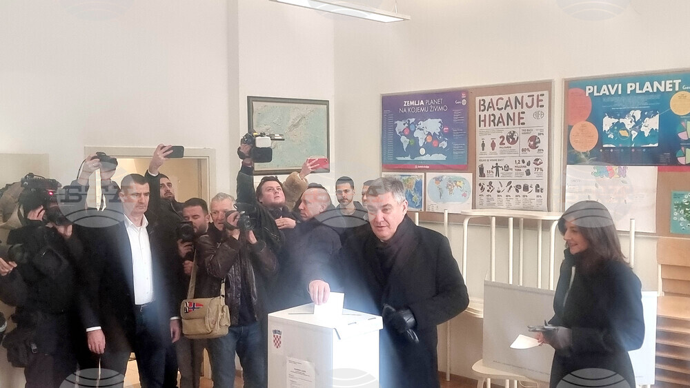 Хърватия - Загреб - президентски избори - Зоран Миланович
