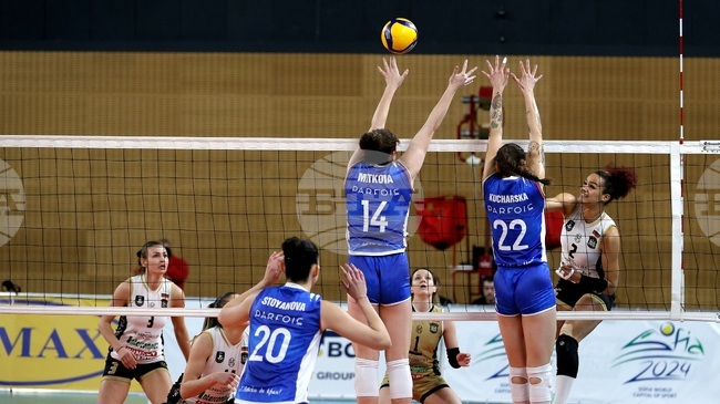 Женският волейболен тим на Левски ще играе срещу Марица Пловдив на финала на първенството на България