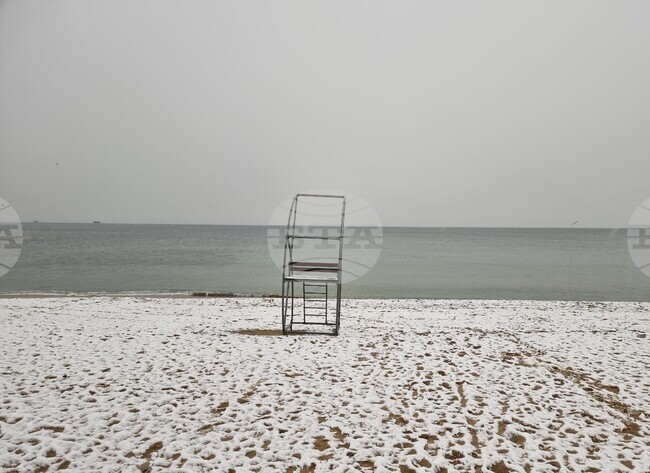 Snow on the Beach