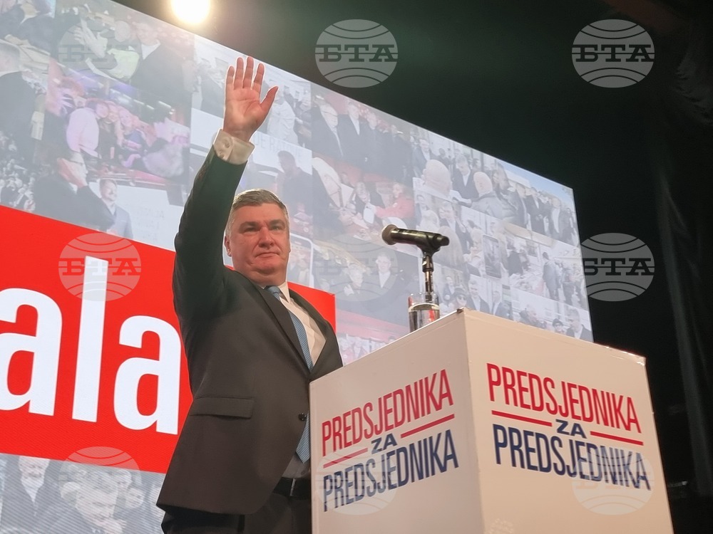 Победителят от президентските избори в Хърватия Зоран Миланович: Надявам се правителството да разбере посланието на избирателите
