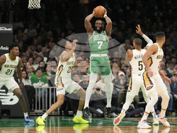 Pelicans Celtics Basketball