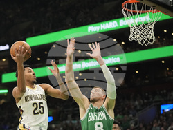 Pelicans Celtics Basketball