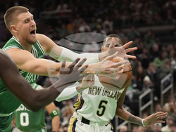 Pelicans Celtics Basketball