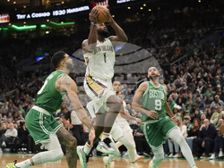 Pelicans Celtics Basketball