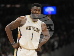 Pelicans Celtics Basketball