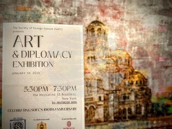 България участва с две платна в изложбата „Изкуство и дипломация“ на „Бродуей“