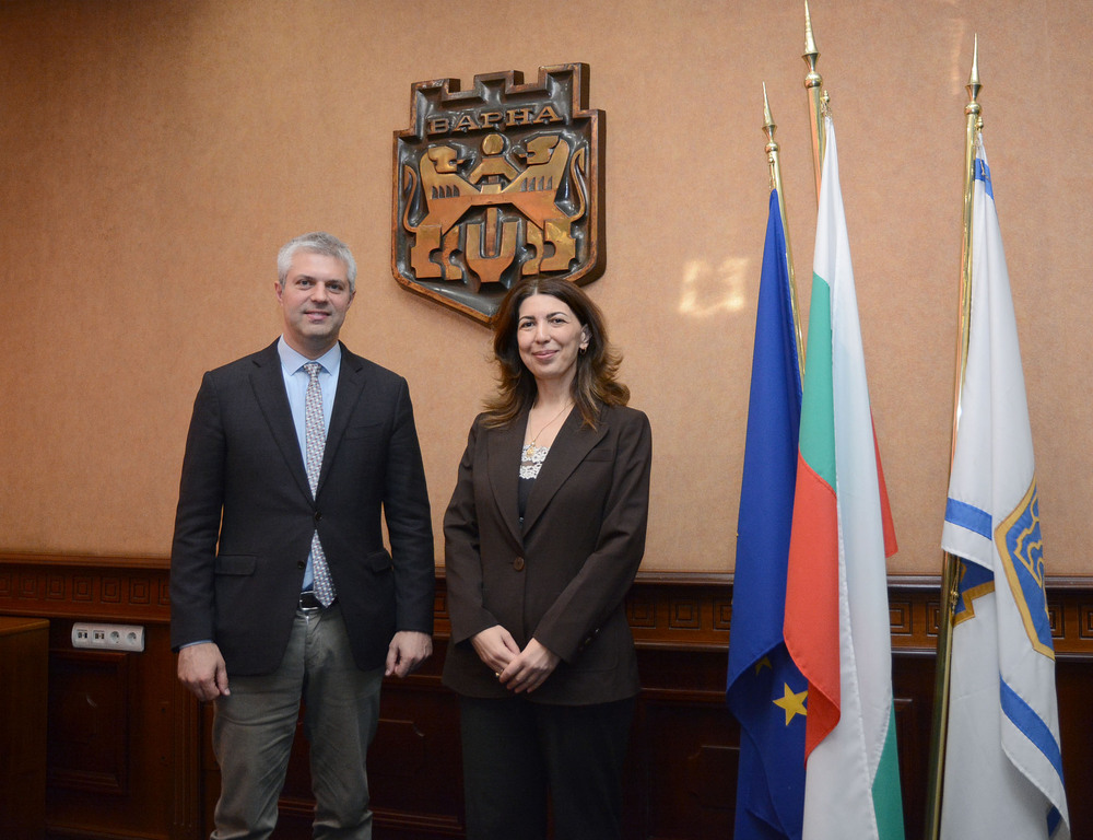 Община Варна: Кметът Благомир Коцев се срещна с новоназначения посланик на Армения
