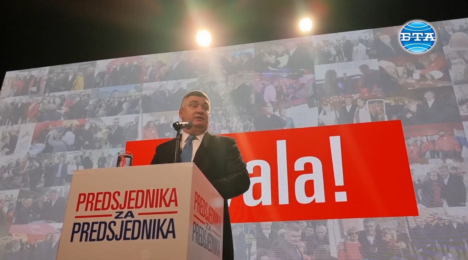 Новоизбраният президент на Хърватия Зоран Миланович разгроми противника си Драган Приморац, пишат хърватските медии Новоизбраният президент на Хърватия Зоран Миланович разгроми противника си Драган Приморац, пишат хърватските медии