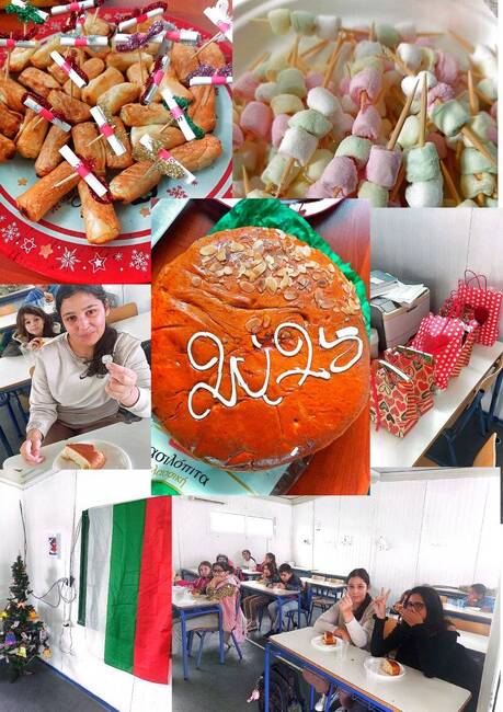 Възпитаниците на училище „Васил Левски“ в Платаня, Крит, се върнаха в клас след зимната си ваканция 