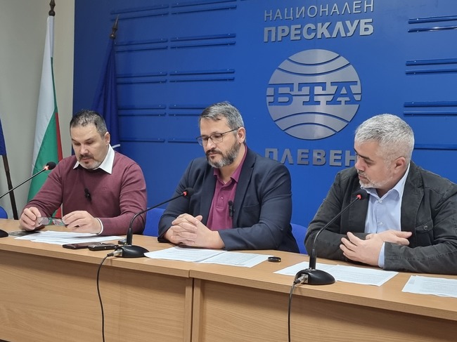Пресконференция на ПП "Единение" в Плевен