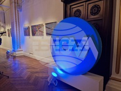 Откриване на изложбата „Непознатите земи“ в галерия Vivacom Art Hall. Снимка: Ваня Сухарова/БТА