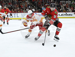 Flames Blackhawks Hockey