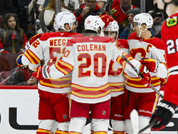 Flames Blackhawks Hockey