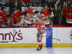 Flames Blackhawks Hockey