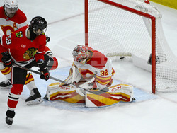 Flames Blackhawks Hockey