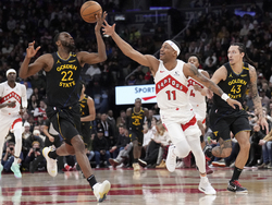 Warriors Raptors Basketball