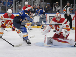 Flames Blues Hockey