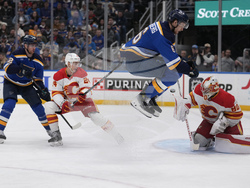 Flames Blues Hockey