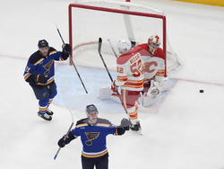 Flames Blues Hockey