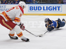 Flames Blues Hockey