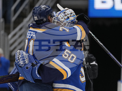 Flames Blues Hockey