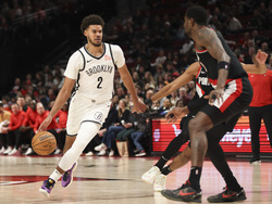 Nets Trail Blazers Basketball