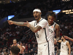 Nets Trail Blazers Basketball