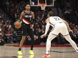 Nets Trail Blazers Basketball