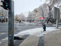 Пловдив - почистване - зимна обстановка