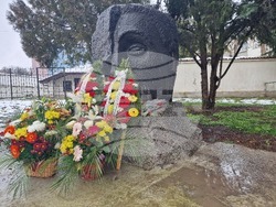 Раднево - 130 години от рождението на Гео Милев - поднасяне на венци и цветя