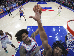 Knicks 76ers Basketball