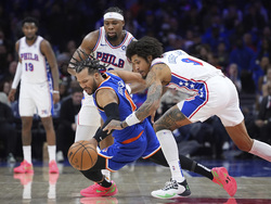 Knicks 76ers Basketball