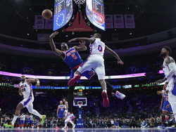 Knicks 76ers Basketball
