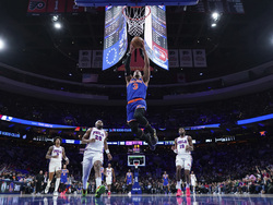 Knicks 76ers Basketball