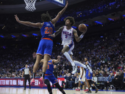 Knicks 76ers Basketball