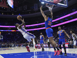 Knicks 76ers Basketball