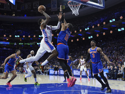 Knicks 76ers Basketball