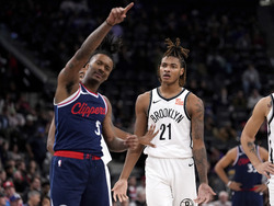 Nets Clippers Basketball