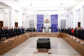 Министерски съвет - предаване на властта - церемония