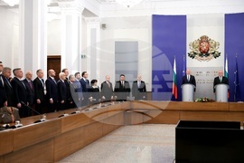 Министерски съвет - предаване на властта - церемония