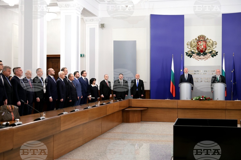 Министерски съвет - предаване на властта - церемония