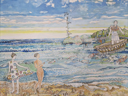 Изложбата „Морето, празници, танци“ на Стефка Аройо. Снимка: СБХ