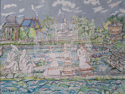 Изложбата „Морето, празници, танци“ на Стефка Аройо. Снимка: СБХ