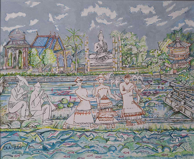 Стефка Аройо показва 19 нови картини в „Морето, празници, танци“