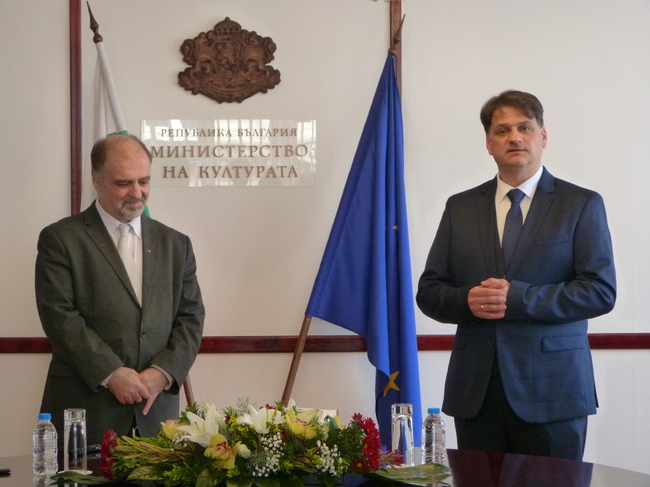 Новият министър на културата Мариан Бачев официално встъпи в длъжност