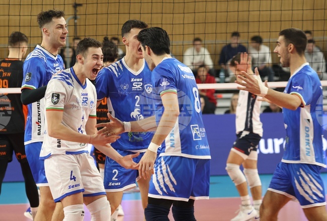 Владимир Гърков отбеляза 20 точки за победа на Левски срещу Дунав във волейболното първенство за мъже