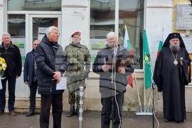 Враца - паметна плоча на генерал Кирил Ботев - откриване