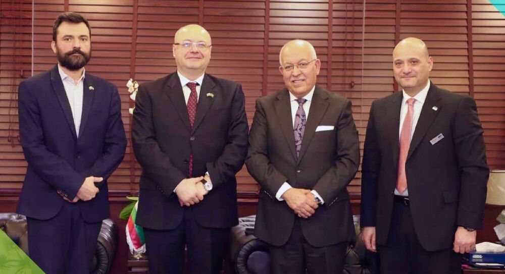 Bulgaria's Ambassador to Jordan, Amman Chamber of Commerce Vice Chair Discuss Bilateral Trade