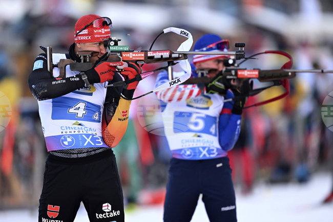 Франция спечели щафетата на 4 по 7.5 км за мъже от Световната купа по биатлон в Руполдинг, България завърши на 15-а позиция