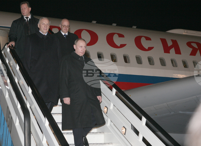 January 17, 2008: Russia's President Putin Arrives on Two-Day Official Visit to Bulgaria